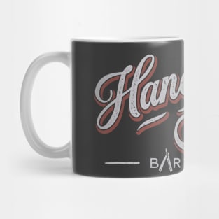 Hanging Arrow Barber Co. - GREY/RED Mug